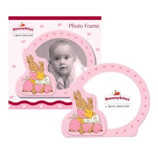 Bunnykins Baby Girl Photo Frame – Pink by Royal Doulton