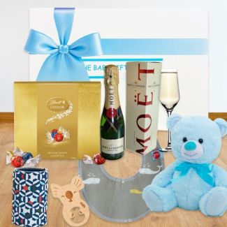 Little Luxe Premium Baby Boy Gift Hamper - celebration gifts for the whole family.