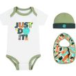 Nike Just Do It Infant Baby 3 Piece Gift Set