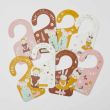 Set of 8 baby wardrobe dividers with cute prints