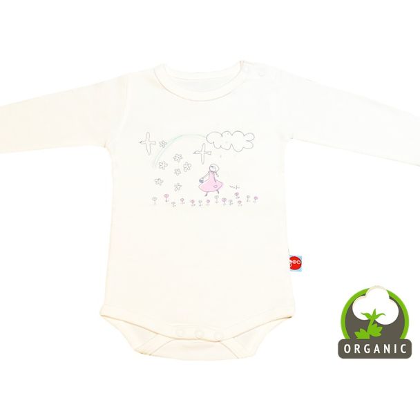 Organic Long Sleeve Baby Bodysuit